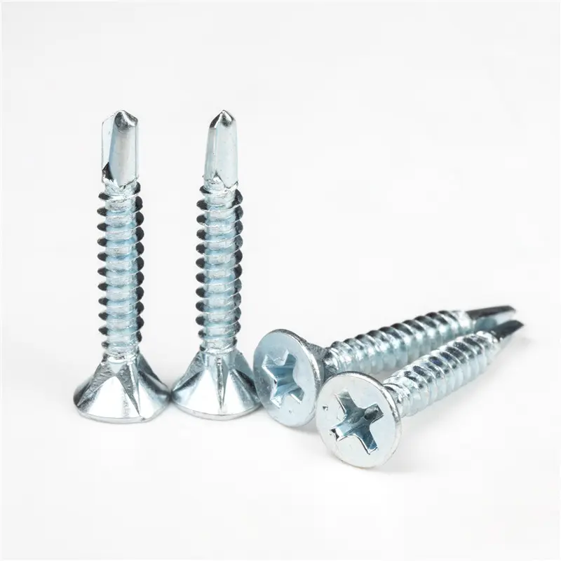 Flat Philip Head With Ribs Self Drilling Screws