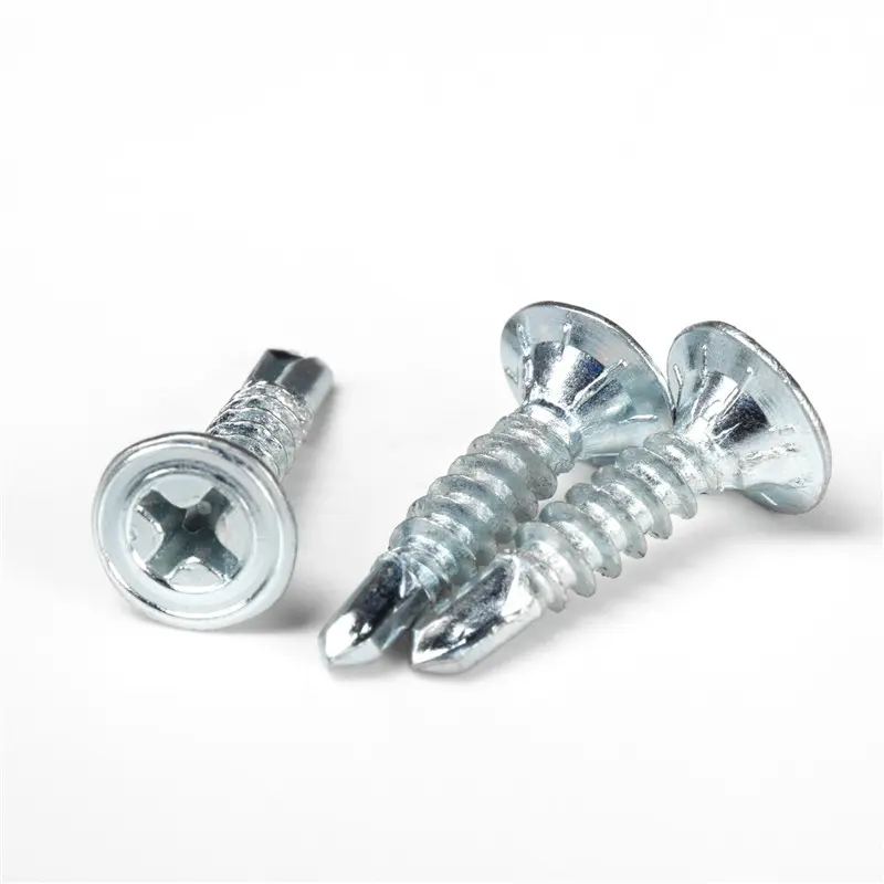 Flat Philip Head With Ribs Self Drilling Screws