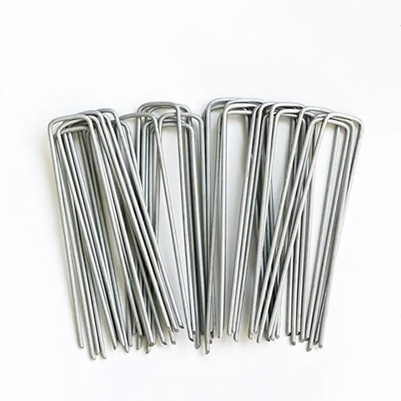 U Staple Square Head Round Head Turf Nail